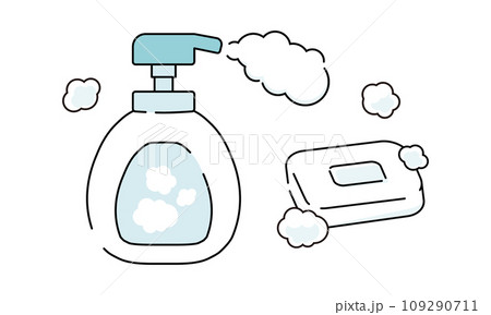 ハンドソープと石けん 109290711