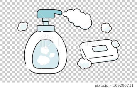 ハンドソープと石けん 109290711