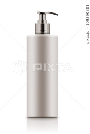 Mock-up of bottle with dispenser. Mock-up of bottle with dispenser. 109290881