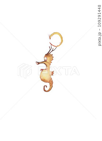 年賀素材 辰年 竜の落とし子 年賀素材 辰年 竜の落とし子 109291448