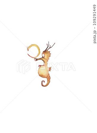 年賀素材 辰年 竜の落とし子 年賀素材 辰年 竜の落とし子 109291449