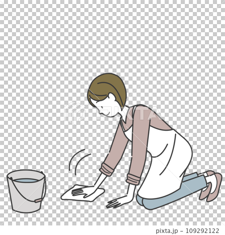 一個女人用布緊握 109292122