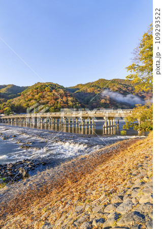 朝の渡月橋 朝の渡月橋 109293522