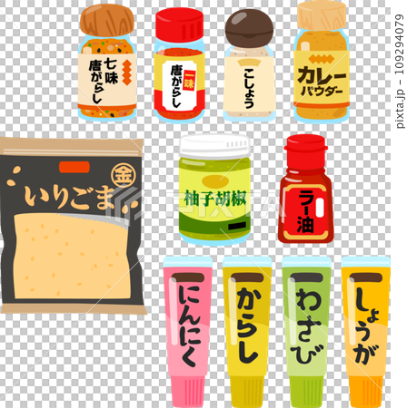 市售調味品插圖集 109294079