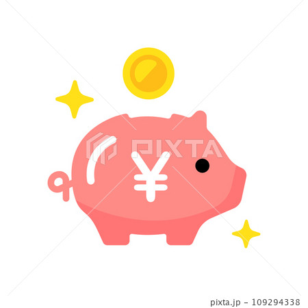 株式投資・資産運用ベクターアイコンイラスト / 貯金・貯蓄・積み立て投資・貯金箱 株式投資・資産運用ベクターアイコンイラスト / 貯金・貯蓄・積み立て投資・貯金箱 109294338