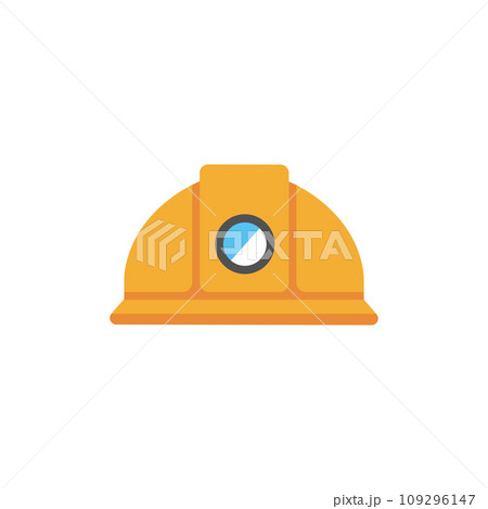 大工道具・DIY ベクターアイコンイラスト / ヘルメット 109296147