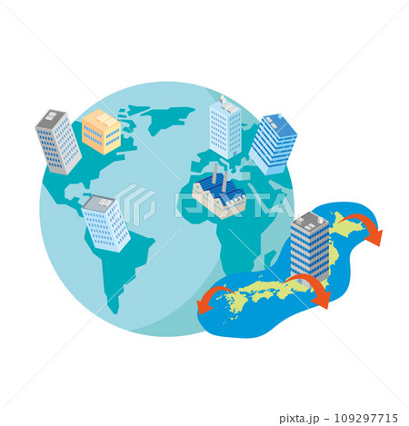 日本から海外への事業展開 日本から海外への事業展開 109297715