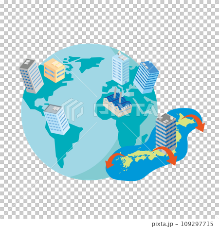 日本から海外への事業展開 日本から海外への事業展開 109297715