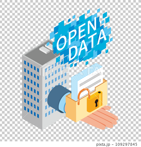 オープンデータのイメージイラスト 109297845