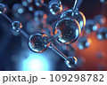 Science molecular water drop DNA model structure atoms bacgkround medical. 109298782