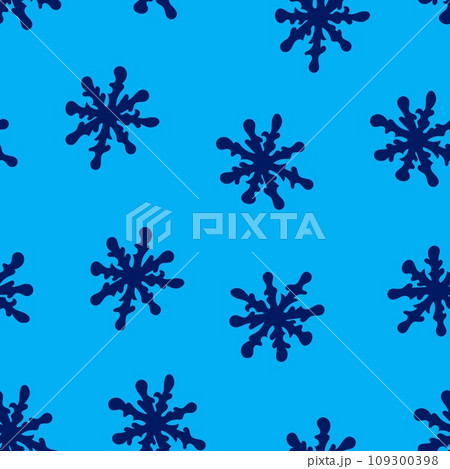 Hand Drawn Christmas Seamless Pattern. Winter Background. Hand Drawn Christmas Seamless Pattern. Winter Background. 109300398