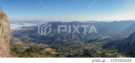 valley in the mountains of Serra da Mantiqueira, in Sao Bento do Sapucai city, Brazil valley in the mountains of Serra da Mantiqueira, in Sao Bento do Sapucai city, Brazil 109300848