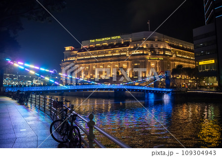 シンガポールのとても美しい夜景 シンガポールのとても美しい夜景 109304943