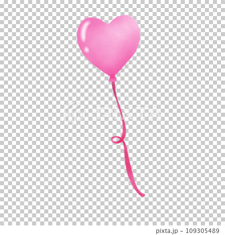 pink heart shaped balloons 109305489