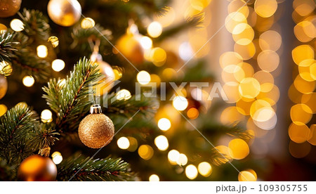 クリスマスツリーのある風景 クリスマスツリーのある風景 109305755