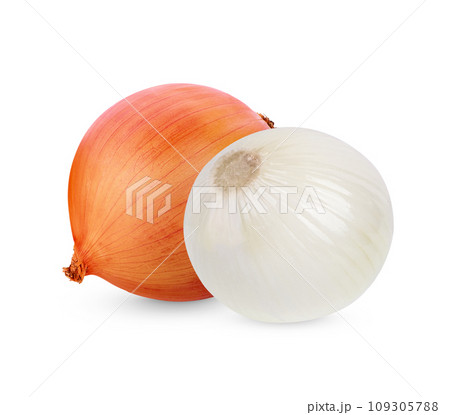 Onion isolated on white background 109305788