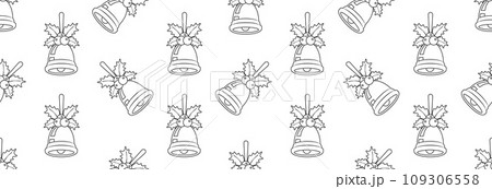 Christmas New Year bell. Christmas New Year bell. 109306558