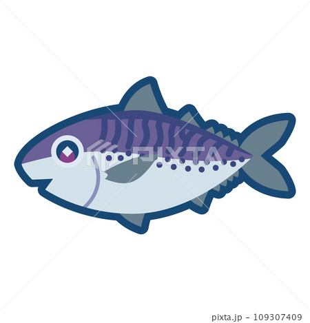 かわいいゴマサバのイラスト	 109307409