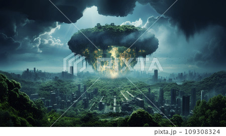Planetary invasion conceptのイラスト素材 [109308324] - PIXTA