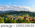 Village Vorohta Ukraine. Carpathian Mountains, wild mountain landscape Ukraine Vorohta. 109310630