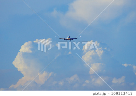 横田基地に着陸するC-32要人輸送機 109313415