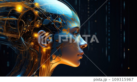 AI Artificial Intelligence concept. Deep learning. Machine learning. Singularity. AI Artificial Intelligence concept. Deep learning. Machine learning. Singularity. 109315967