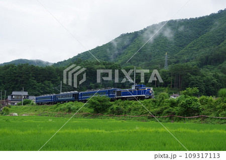 野岩鉄道 会津高原尾瀬口付近 DL大樹 会津若松試運転 野岩鉄道 会津高原尾瀬口付近 DL大樹 会津若松試運転 109317113