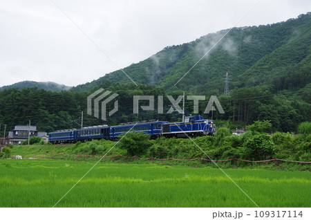 野岩鉄道 会津高原尾瀬口付近 DL大樹 会津若松試運転 野岩鉄道 会津高原尾瀬口付近 DL大樹 会津若松試運転 109317114