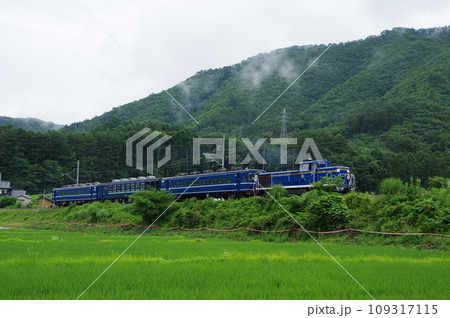 野岩鉄道 会津高原尾瀬口付近 DL大樹 会津若松試運転 野岩鉄道 会津高原尾瀬口付近 DL大樹 会津若松試運転 109317115