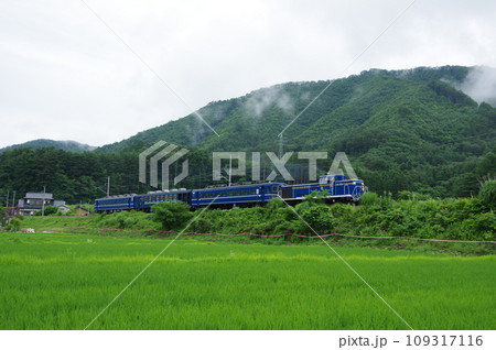 野岩鉄道 会津高原尾瀬口付近 DL大樹 会津若松試運転 野岩鉄道 会津高原尾瀬口付近 DL大樹 会津若松試運転 109317116