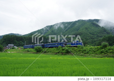 野岩鉄道 会津高原尾瀬口付近 DL大樹 会津若松試運転 109317118