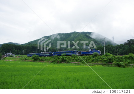 野岩鉄道 会津高原尾瀬口付近 DL大樹 会津若松試運転 109317121
