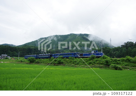 野岩鉄道 会津高原尾瀬口付近 DL大樹 会津若松試運転 109317122