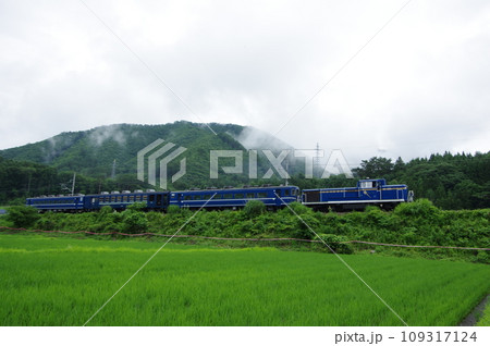 野岩鉄道 会津高原尾瀬口付近 DL大樹 会津若松試運転 野岩鉄道 会津高原尾瀬口付近 DL大樹 会津若松試運転 109317124
