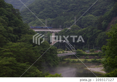 野岩鉄道 川治温泉付近 DL大樹 会津若松試運転 野岩鉄道 川治温泉付近 DL大樹 会津若松試運転 109317127