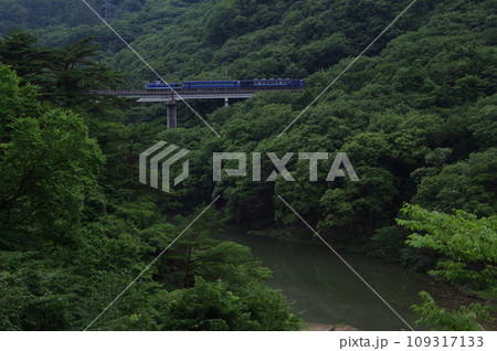 野岩鉄道 川治温泉付近 DL大樹 会津若松試運転 野岩鉄道 川治温泉付近 DL大樹 会津若松試運転 109317133