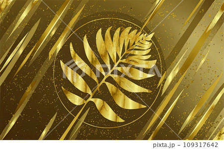 Gold leaf texture background Gold leaf texture background 109317642