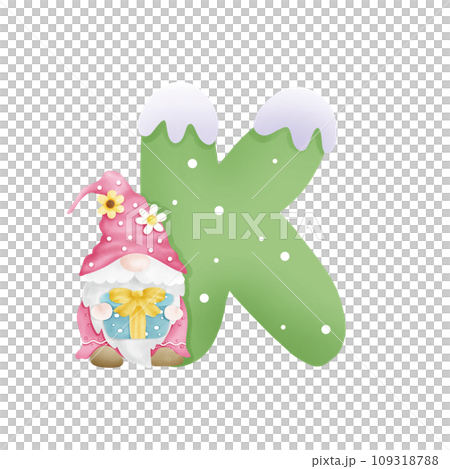 Alphabet letter K 109318788