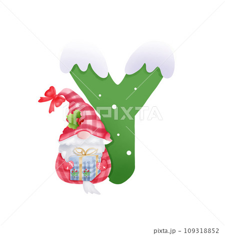 Alphabet letter Y 109318852