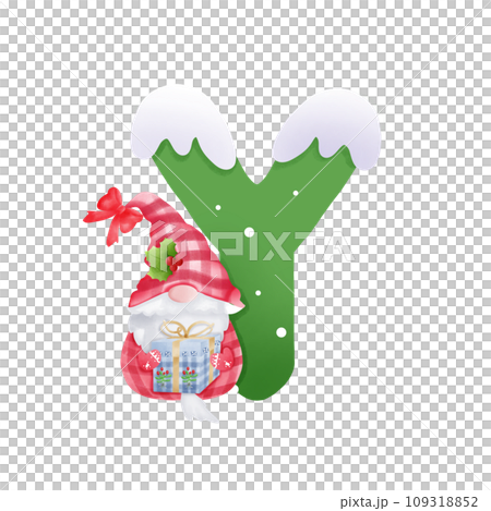 Alphabet letter Y 109318852