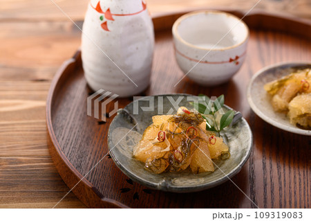 松前漬けと日本酒 109319083