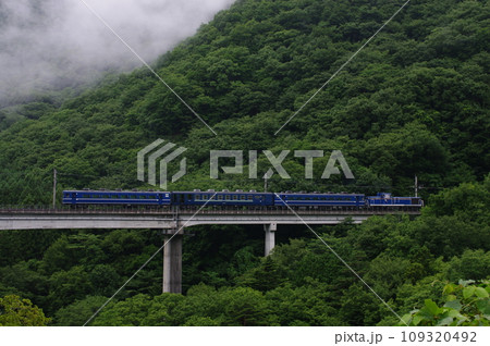 野岩鉄道 川治温泉付近 DL大樹 会津若松試運転 野岩鉄道 川治温泉付近 DL大樹 会津若松試運転 109320492