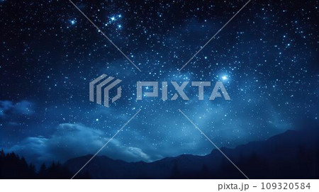 星空・夜空のイメージ 109320584