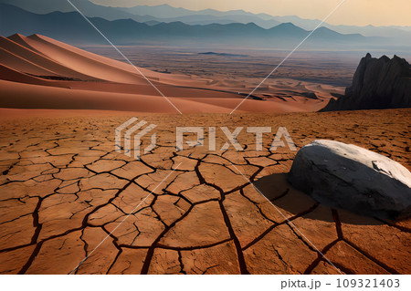 乾燥した大地　16 109321403