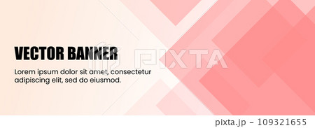 明るいピンクの幾何学パターンをランダムに並べたグラーデーションカラー背景のベクター画像 明るいピンクの幾何学パターンをランダムに並べたグラーデーションカラー背景のベクター画像 109321655