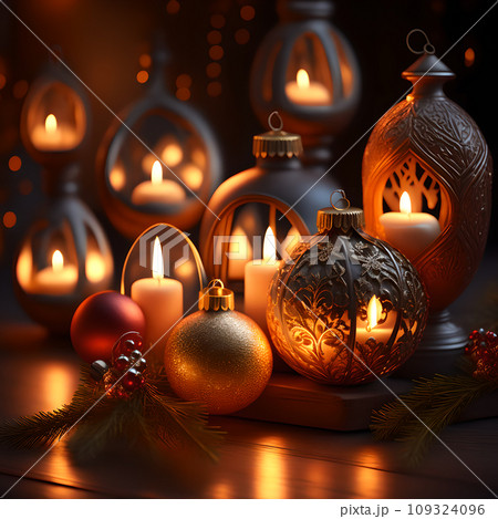 Candlelit Atmosphere christmas red wallpaper Candlelit Atmosphere christmas red wallpaper 109324096