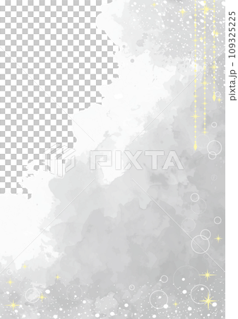 Gray background with glitter sprinkled on fluffy watercolor background Gray background with glitter sprinkled on fluffy watercolor background 109325225