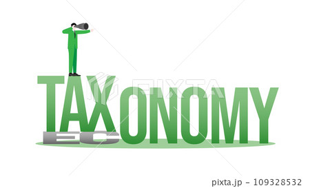 Changing of a new global business policy. Vision businessman on Economy changes to Taxonomy. Changing of a new global business policy. Vision businessman on Economy changes to Taxonomy. 109328532