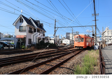 伊予鉄道 松山市内線 古町駅付近 伊予鉄道 松山市内線 古町駅付近 109330858
