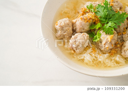 Boiled Rice with Pork Bowl Boiled Rice with Pork Bowl 109331200